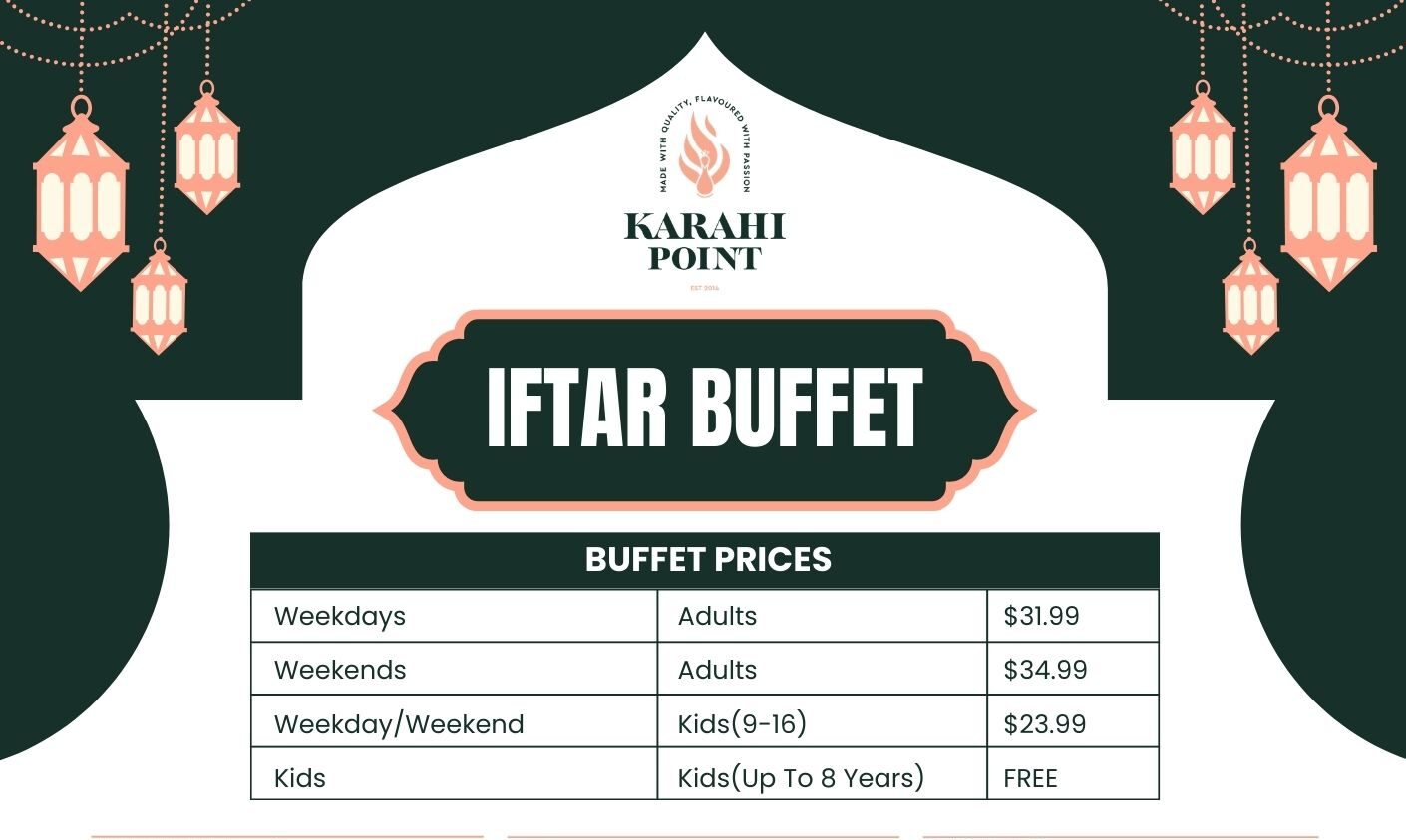 Celebrate Ramadan 2026 with Karahi Point- Authentic Iftar & Sehri