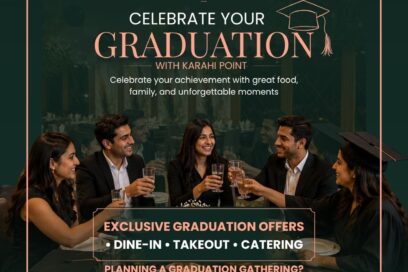 graduation celebration at karahi point