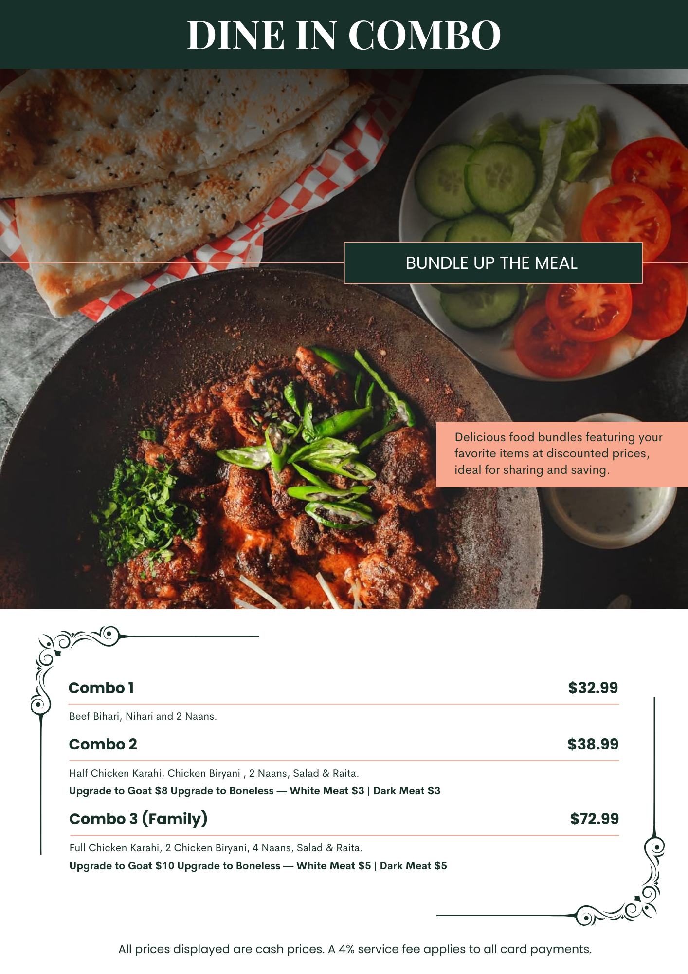 Houston Dine in Combo